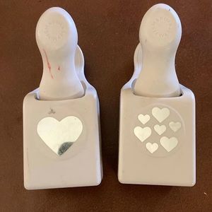 Martha Stewart Heart Paper Punch Love art craft scrapbook card gift cute school